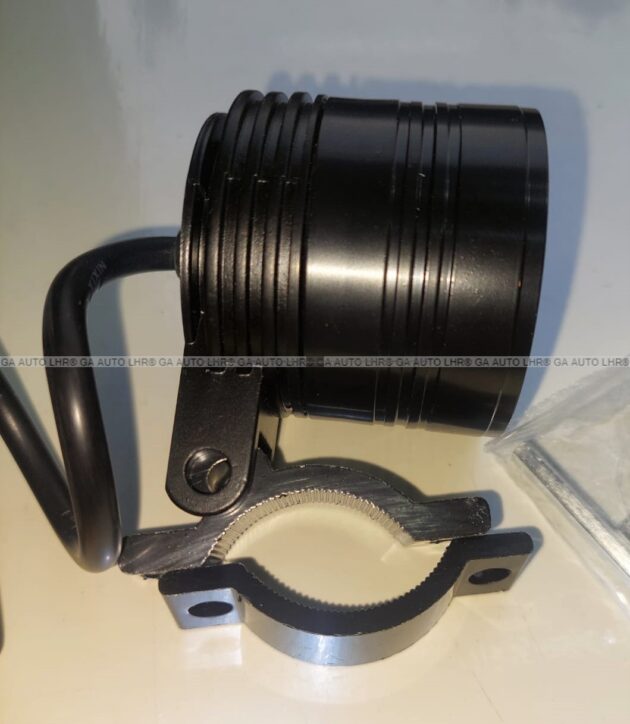 HJG LIGHT ROUND 4 LED WITH  ( FOG LENS EXTRA ) UNIVERSAL MOTORCYCLE & CARS - WHITE - Image 3