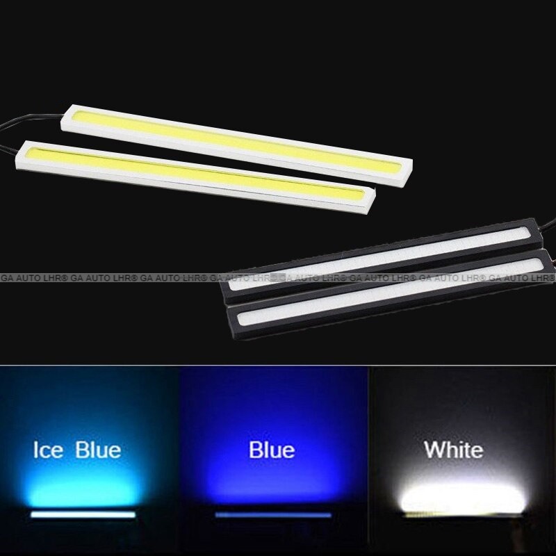 LED Daytime Running Lights COB DRL Fog Driving Lamp (2pc) 12V/DC - Image 2