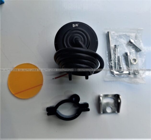 HJG LIGHT ROUND 4 LED WITH  ( FOG LENS EXTRA ) UNIVERSAL MOTORCYCLE & CARS - WHITE - Image 2