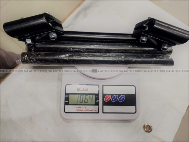 3PCS HANDLE BAR 22MM BLACK - Image 4