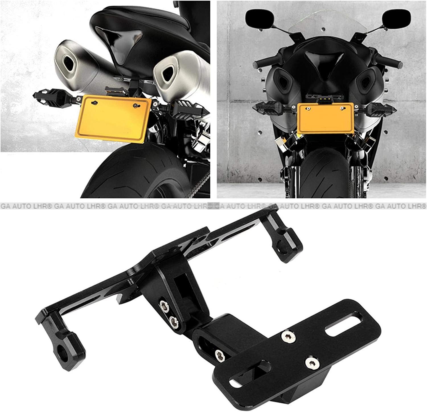 CNC Aluminum Tail Motorcycle License Registration Plate Holder