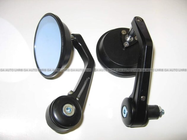 SIDE MIRROR END BAR ROUND SIDE MIRROR M0T0RCYCLE REAR VIEW MIRRORS - Image 4