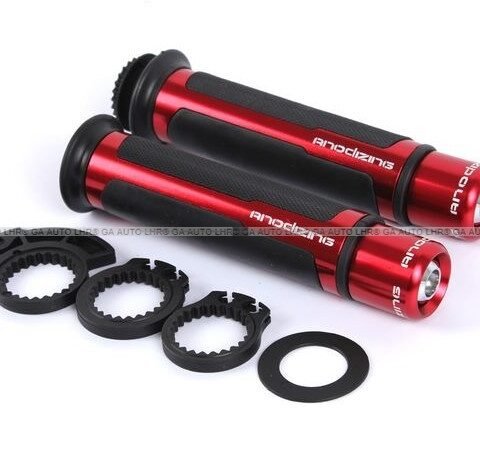BARRACUDA RACE GRIP UNIVERSAL HANDLE GRIP ALUMINUM CNC - Red