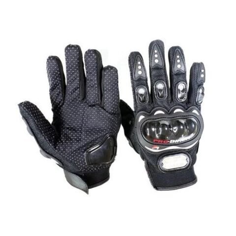 PRO BIKER GLOVES RIDING GLOVES MOTORCYCLE GLOVES - XXL, Black