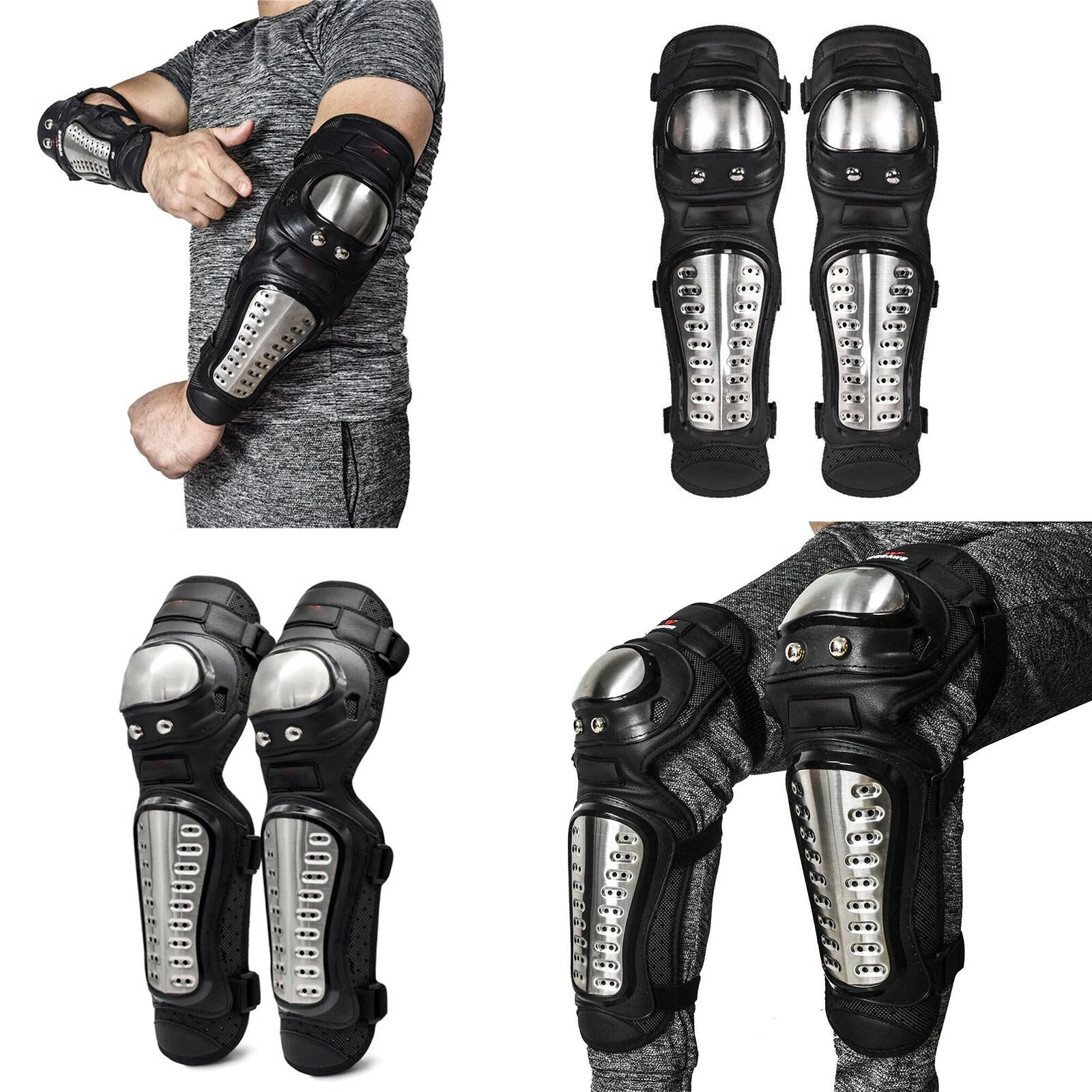 KNEE ELBOW GUARD FOR BIKERS MOTORCYCLE