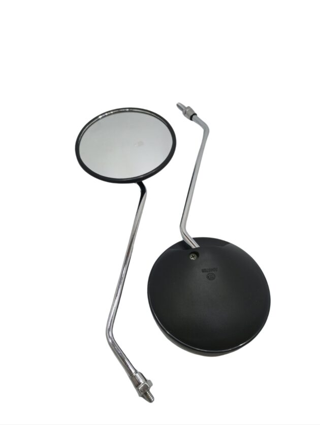 SIDE MIRROR ROUND BLACK ONLY FOR GS 150 OLD MODEL & SCOOTY