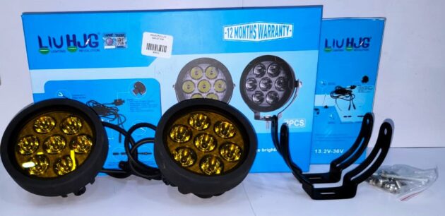 HJG HEAVY DUTY LIGHT 140W Fog Light For Universal Bikes & Cars With Complete Wiring Harness ( Brightness control and Flash modes) - Image 4