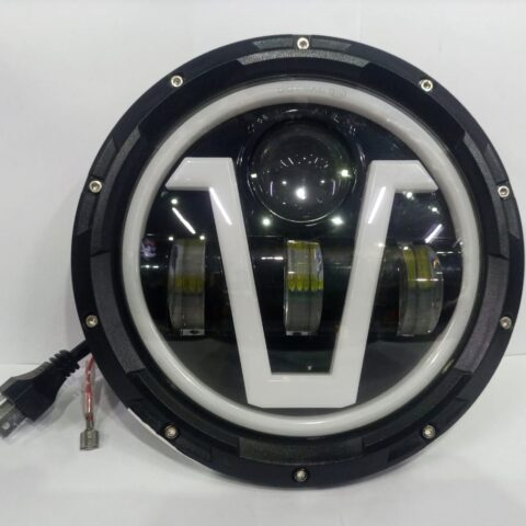 HEADLIGHT LED PANEL 7INCH  MOTORCYCLE CAR JEEP V SHAPE