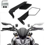 SIDE VIEW MIRRORS KAWASAKi H2 WING STYLE REAR MIRROR CNC MACHINED