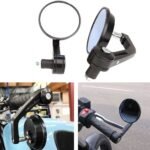 SIDE MIRROR END BAR ROUND MIRROR M0T0RCYCLE