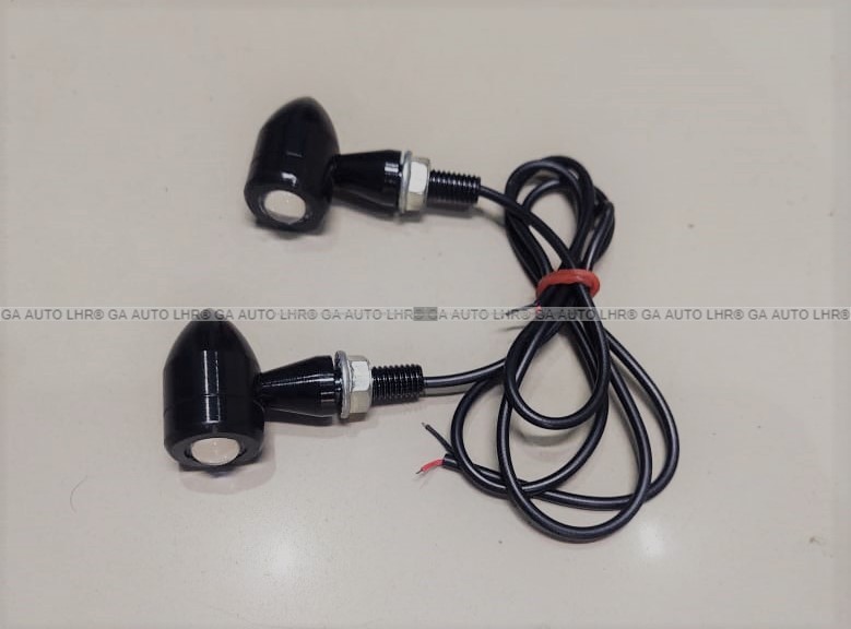 INDICATOR CAFE RACER METAL SMALL 2PC Motorcycle Turn Signal Indicator Light for Harley Davidson Cafe Racer indicators - Image 4