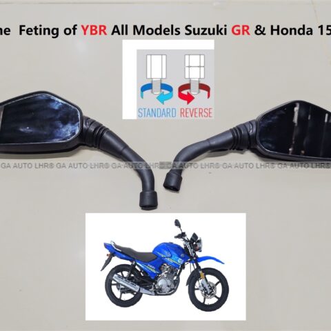 SIDE MIRROR FANCY NEW M0T0RCYCLE REAR VIEW MIRRORS (2PC) MZ200 YBR ALL MODELS AND CB150F