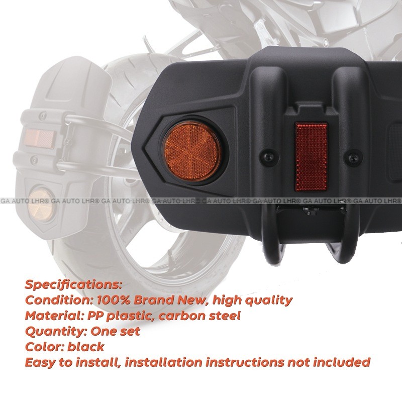 MUDGUARD REAR EXTERNAL CHINA Motorcycle Rear Fender Rear Wheel Splash Guard Mudguard Splash Guard With Bracket - Image 3