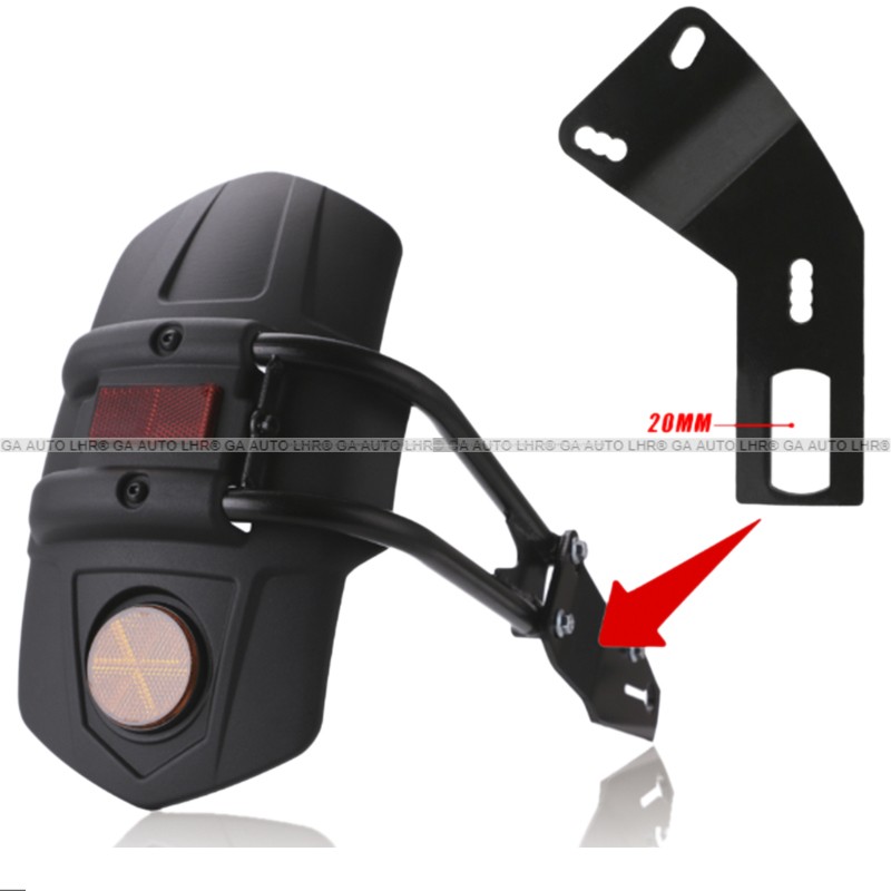 MUDGUARD REAR EXTERNAL CHINA Motorcycle Rear Fender Rear Wheel Splash Guard Mudguard Splash Guard With Bracket - Image 4