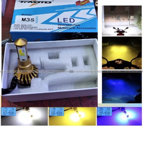 M3 COLOR HEADLIGHT FLASHER MOTORCYCLE HEADLIGHT