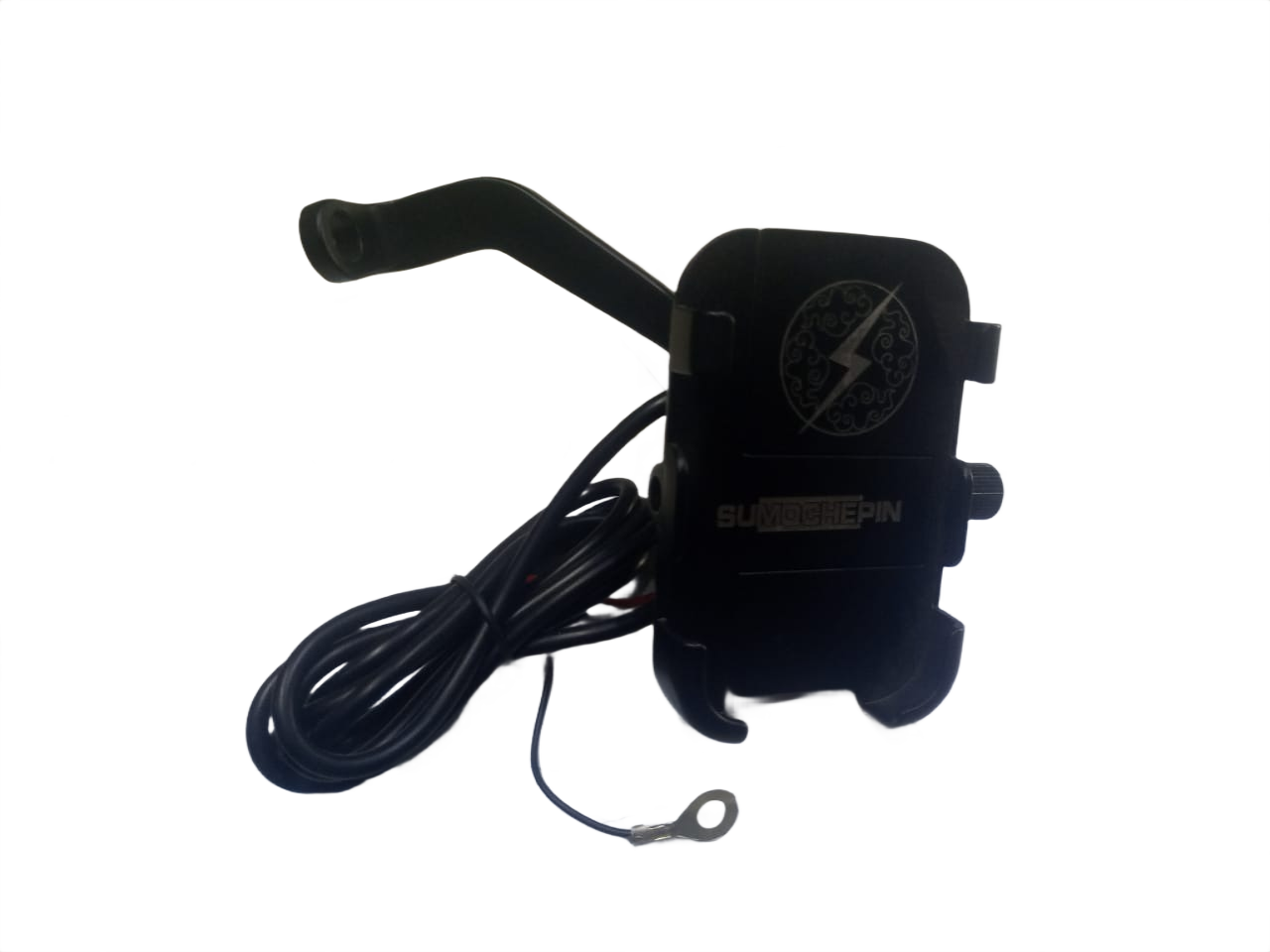 SOMUCHEPIN METAL MOBILE HOLDER SIDE MIRROR FITTING WITH CHARGER - Image 2
