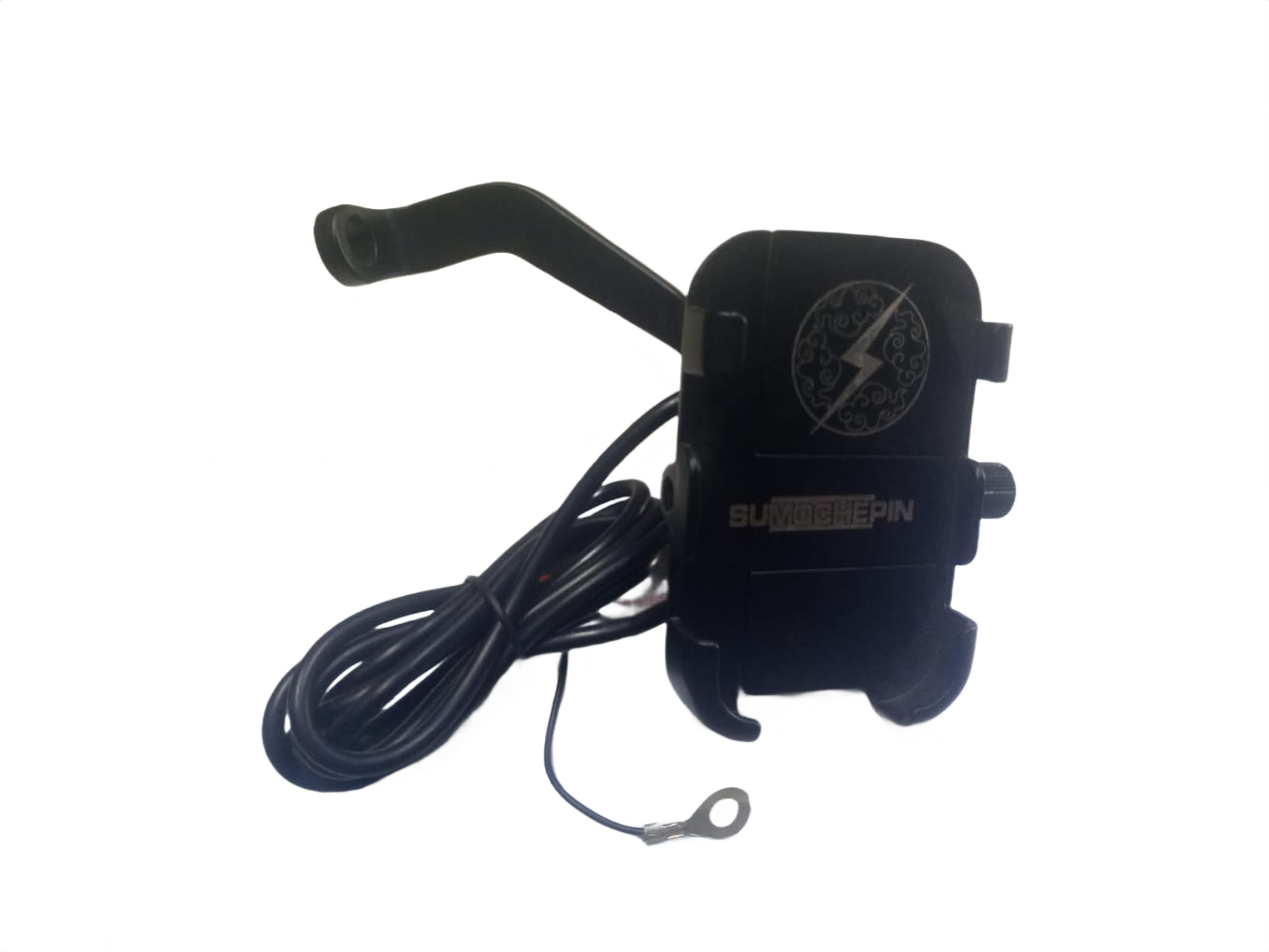 SOMUCHEPIN METAL MOBILE HOLDER SIDE MIRROR FITTING WITH CHARGER - Image 3