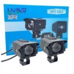 HJG 80W GRILL Fog LED Square Laser HJG Fog Light with Red Devil Lens 80W Red/White/Yellow Fog Light For Bike/Car/Thar/Jeep/SUV/Universal  - Pack of 2