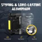 ALUMINIUM TAIL BOX 45 LITRE DETACHABLE TOP BOX MOTORCYCLE 45L