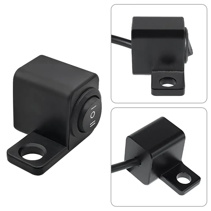 Switch Assembly 3 point Aluminum Body – ON OFF Dual Button Motorcycle Domino switch on off on - Image 4