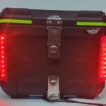 MOTOCROSS TAIL BOX 45 LITRE DETACHABLE WITH LED TOP BOX MOTORCYCLE ABS PLATIC 45L MOTORCYCLE