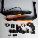 HAND GUARD WITH YELLOW BLUE DRL MOTORCYCLE