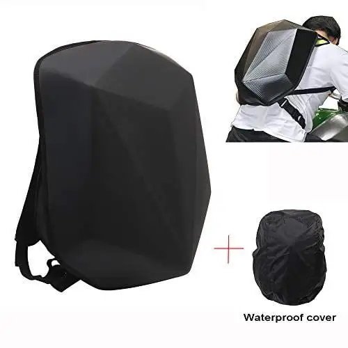 LAICO BEAR Hardshell Backpack Shoulder BagHelmet Laptop Luggage Rain Cover Motorcycle - Image 3